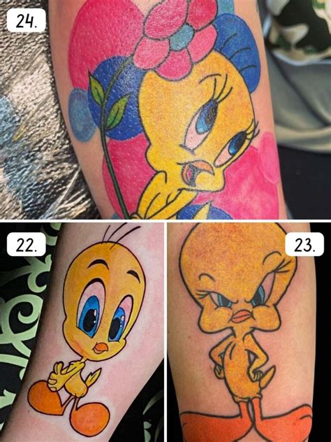 tattoo tweety|baby tweety bird tattoo.